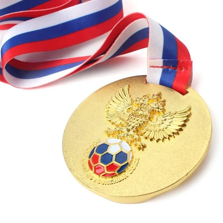 Plated Gold Custom Sports Award Medal