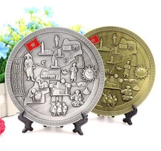 Druckguss-Antik-Vietnam-Souvenirteller